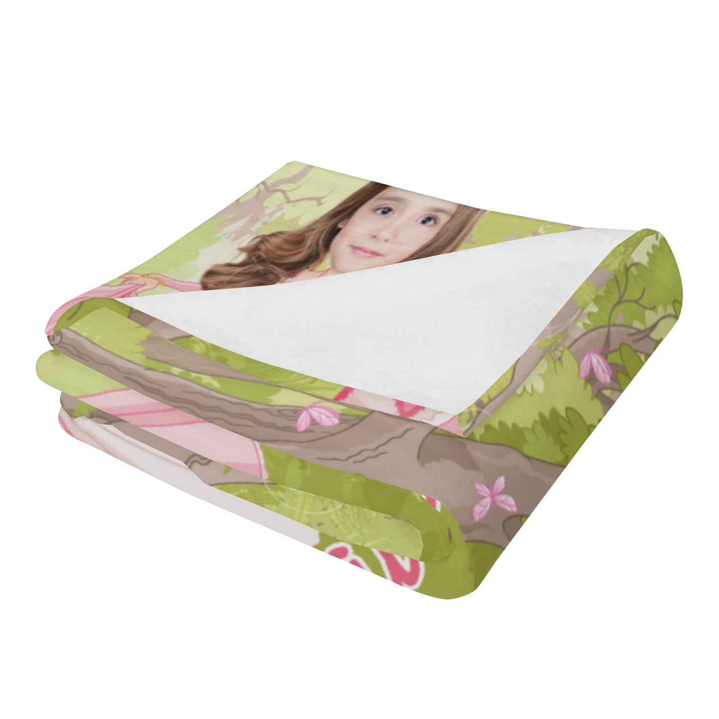 Personalised Long Vertical Flannel Breathable Blanket 4 Sizes