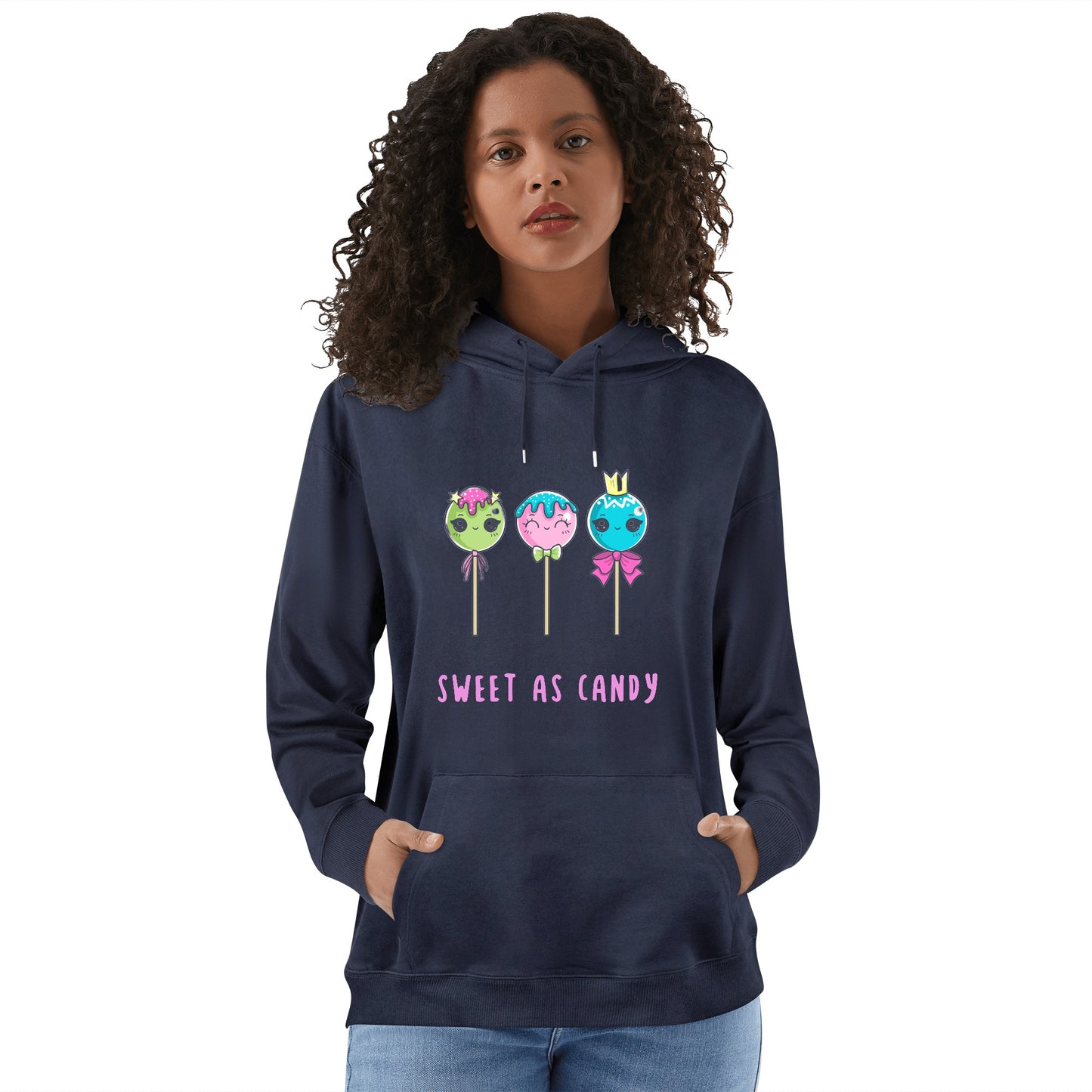 "Sweet as Candy" Adult Cotton Hoodie