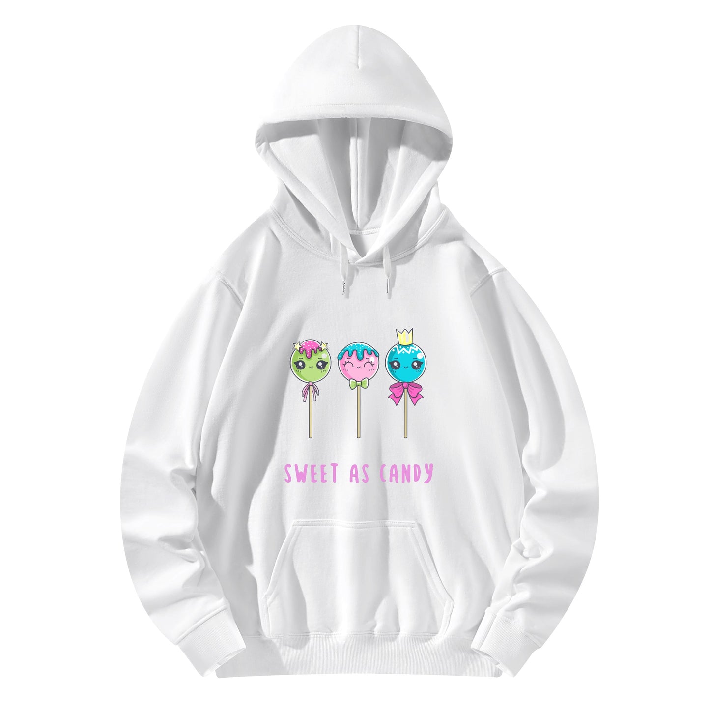 "Sweet as Candy" Adult Cotton Hoodie