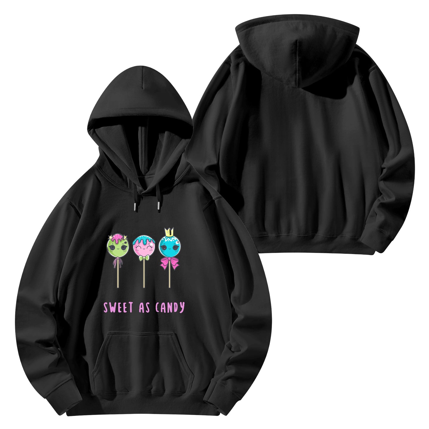 "Sweet as Candy" Adult Cotton Hoodie