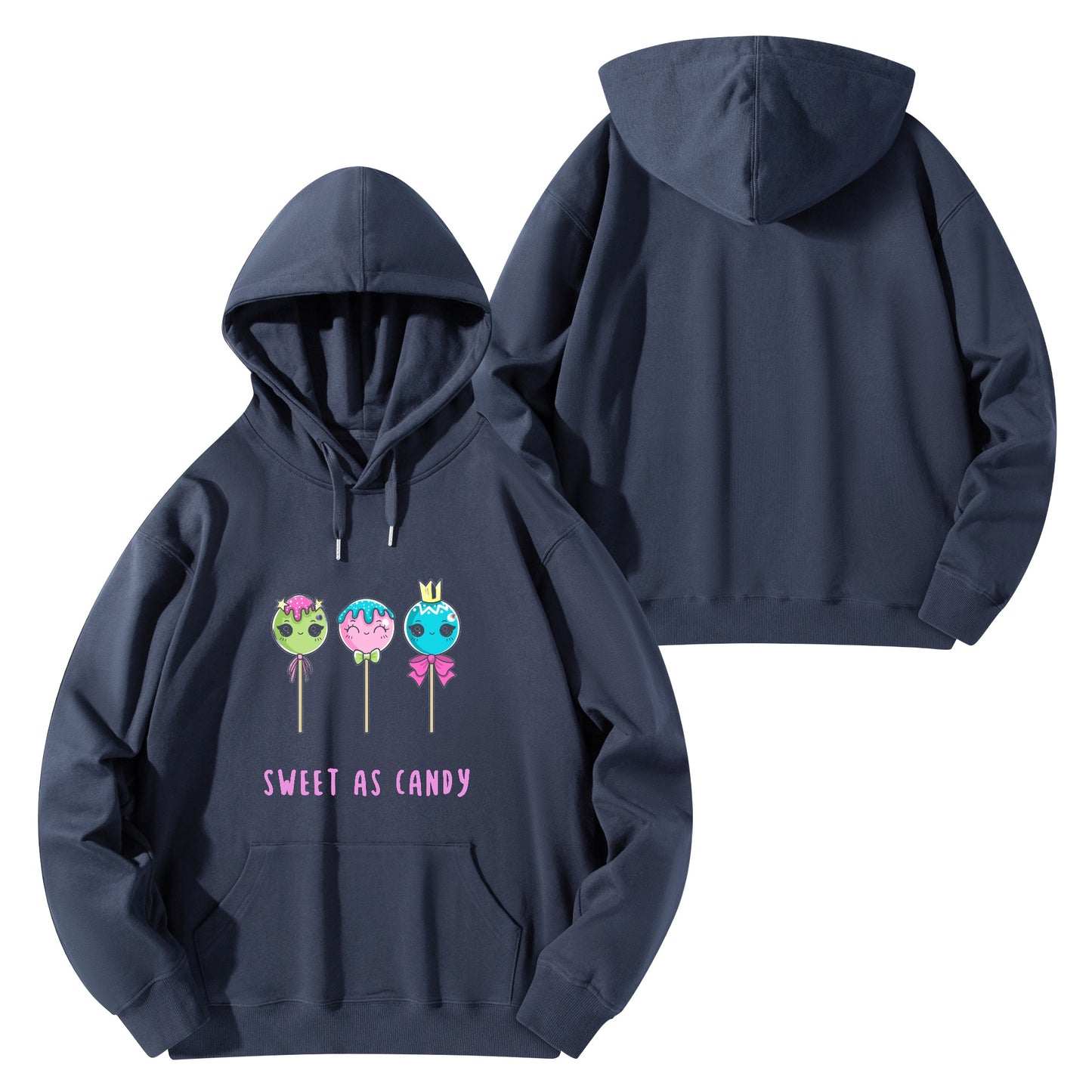 "Sweet as Candy" Adult Cotton Hoodie