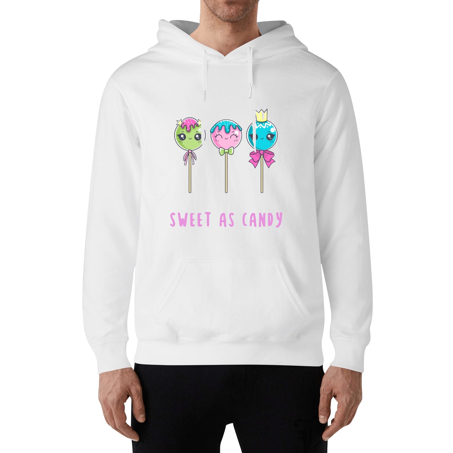 "Sweet as Candy" Adult Cotton Hoodie