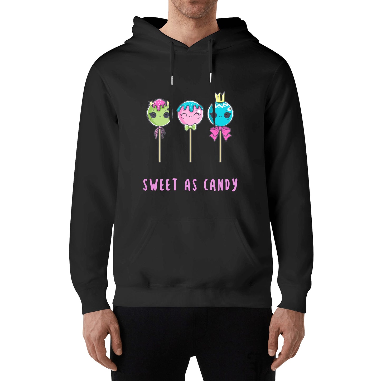 "Sweet as Candy" Adult Cotton Hoodie