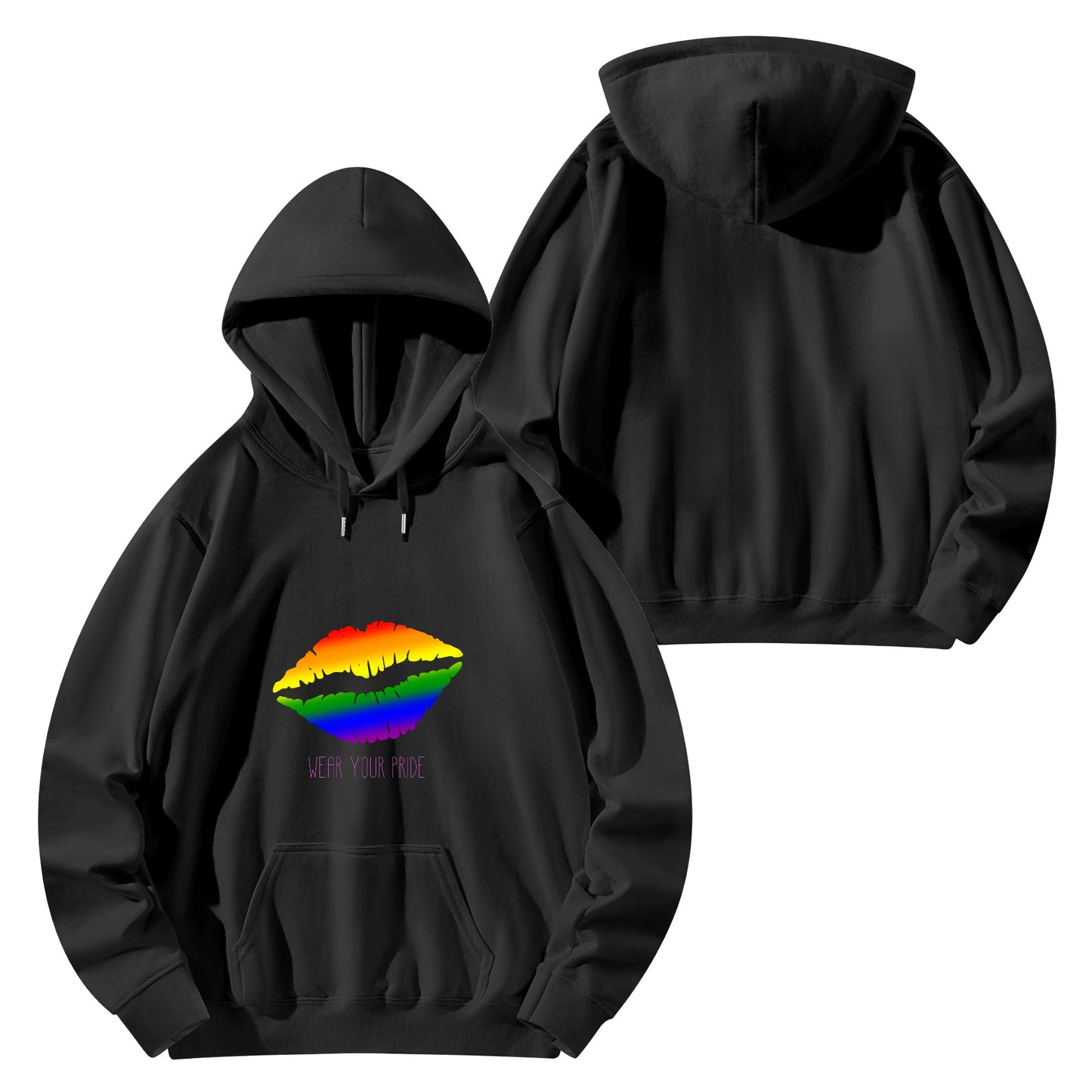 Wear Your Pride LGBTQ+ Adult Cotton Hoodie