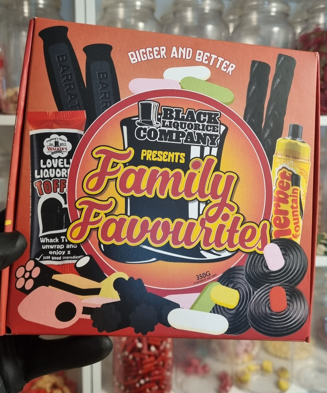 Black Liquorice Company - FAMILY FAVOURITES LIQUORICE GIFT BOX. Candy