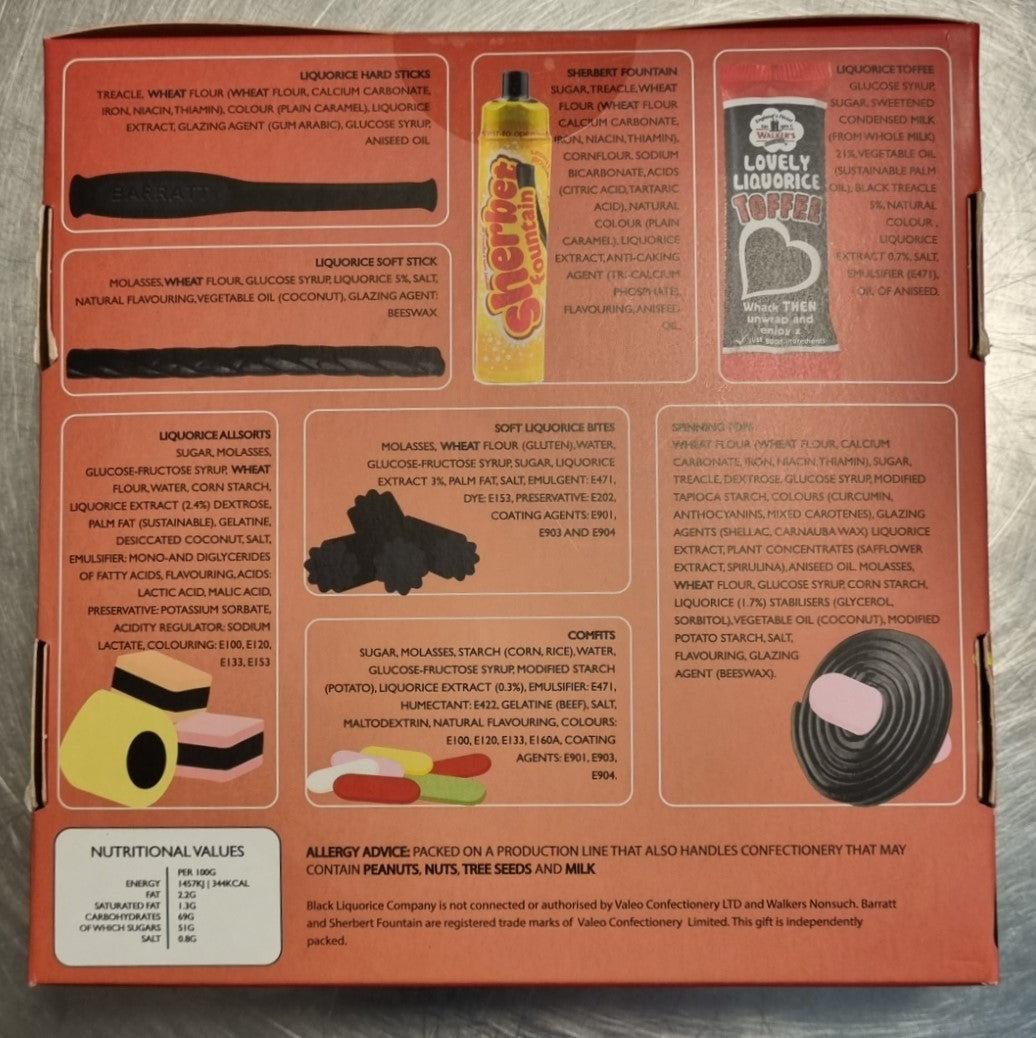 Black Liquorice Company - FAMILY FAVOURITES LIQUORICE GIFT BOX. Candy