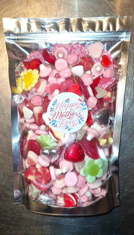 Mother's Day Pick n Mix Sweet Pouch - 500g and 1kg