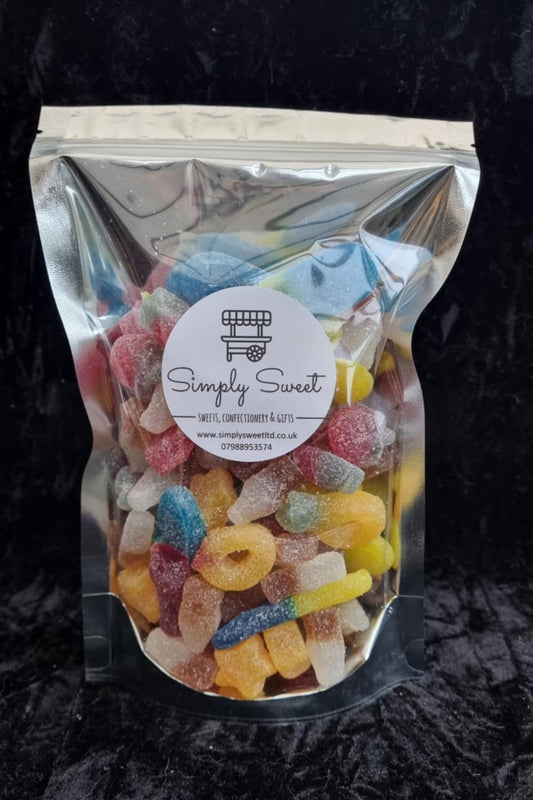 Simply Sweet Fizzy Vegan Mix - Resealable Pouch - 500g or 1kg