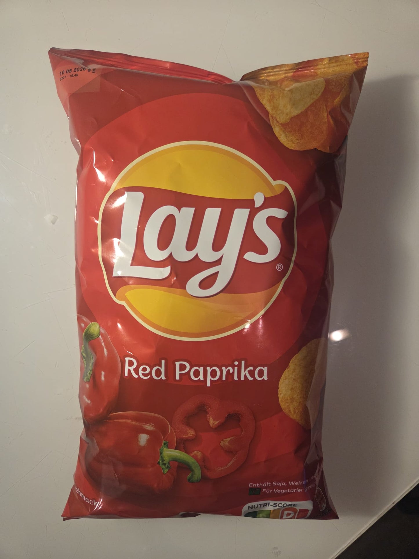 Lays Paprika Crisps Red Bag 130g - Imported